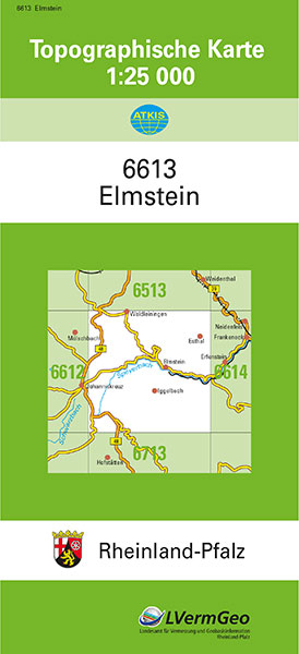 TK25 6613 Elmstein -  Landesamt für Vermessung und Geobasisinformation Rheinland-Pfalz