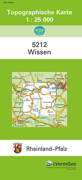 TK25 5212 Wissen - Landesamt für Vermessung und Geobasisinformation Rheinland-Pfalz