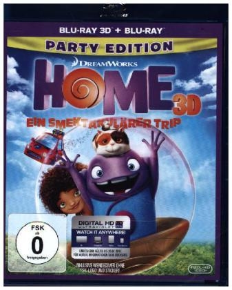 Home - Ein smektakuläerer Trip 3D, 2 Blu-ray
