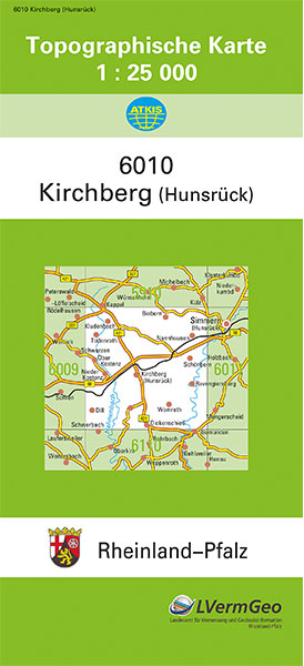 TK25 6010 Kirchberg (Hunsrück) -  Landesamt für Vermessung und Geobasisinformation Rheinland-Pfalz