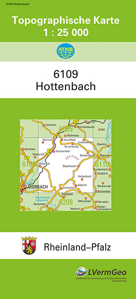 TK25 6109 Hottenbach -  Landesamt für Vermessung und Geobasisinformation Rheinland-Pfalz