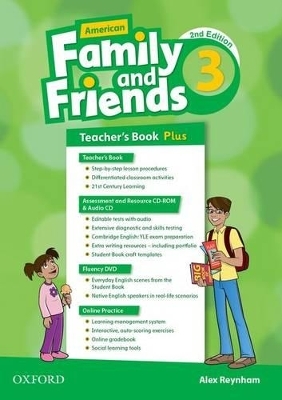 American Family and Friends: Level Three: Teacher's Book Plus - Naomi Simmons, Tamzin Thompson, Jenny Quintana