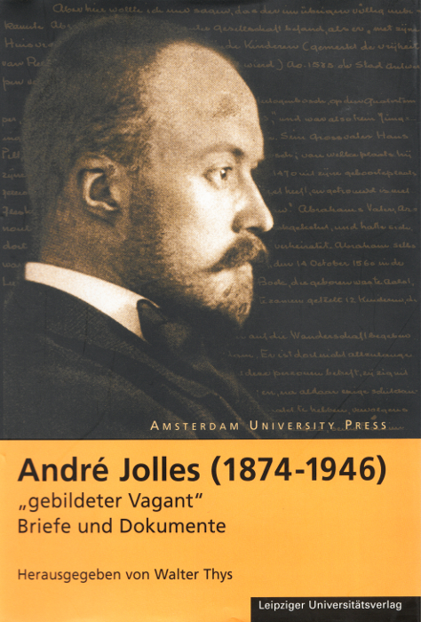 Jolles, André (1874-1946) "Gebildeter Vagant" - 