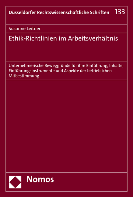 Ethik-Richtlinien im Arbeitsverhältnis - Susanne Leitner