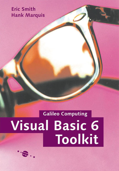 Visual Basic 6 Toolkit, m. CD-ROM - Eric Smith, Hank Marquis