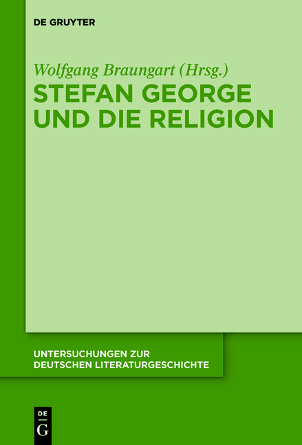 Stefan George und die Religion - 