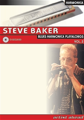 Blues Harmonica Playalongs Vol. 2 - Englische Ausgabe - Steve Baker