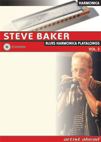 Blues Harmonica Playalongs Vol. 2 - Deutsche Ausgabe - Steve Baker