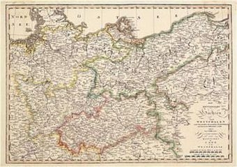 Historische Karte - Napoleon: Die Königreiche Sachsen und Westphalen 1808, Plano - Tranquillo Mollo