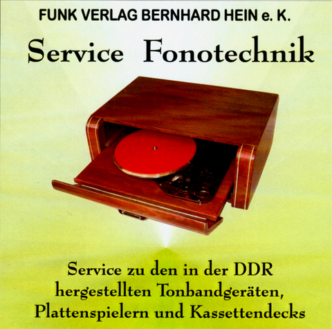 CD-ROM: DDR-Fonotechnik-Service - Ingo Pötschke