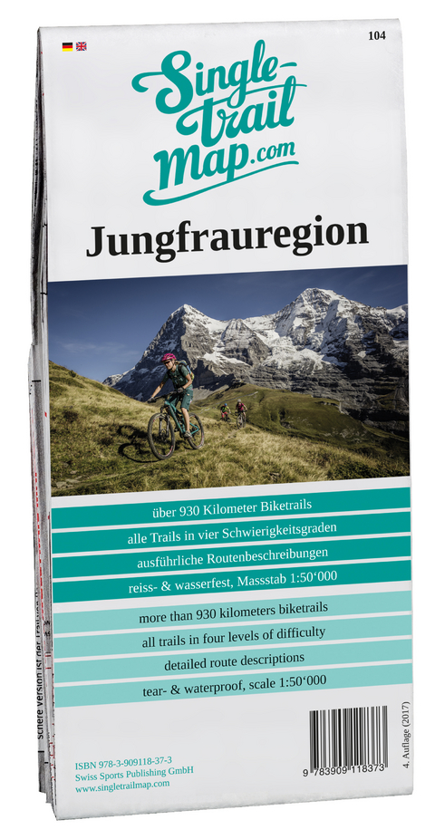 Singletrail Map 104 Jungfrauregion - Thomas Giger