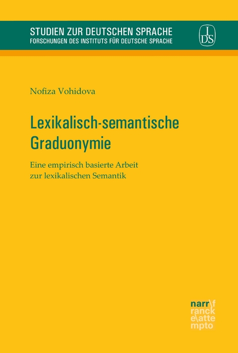 Lexikalisch-semantische Graduonymie - Nofiza Vohidova