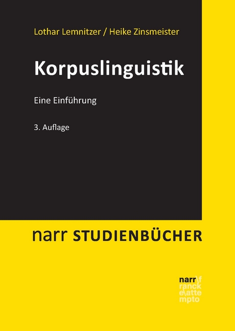 Korpuslinguistik - Lothar Lemnitzer, Heike Zinsmeister