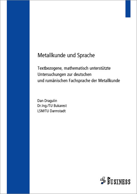 Metallkunde und Sprache - Dan Dragulin