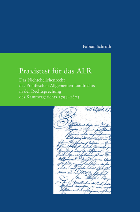 Praxistest für das ALR - Fabian Schroth