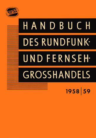 Handbuch des Rundfunk- und Fernseh-Grosshandels 1958/59