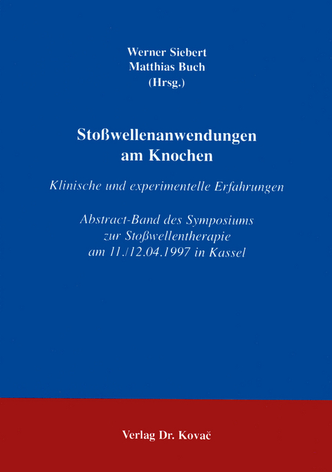 Stosswellenanwendungen am Knochen - 