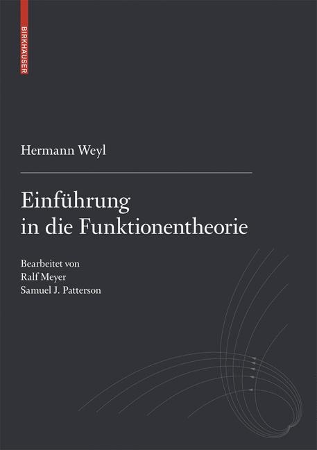 Einführung in die Funktionentheorie - Hermann Weyl