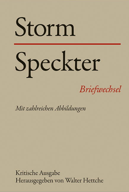 Theodor Storm - Otto Speckter - - Theodor Storm - Hans Speckter - 