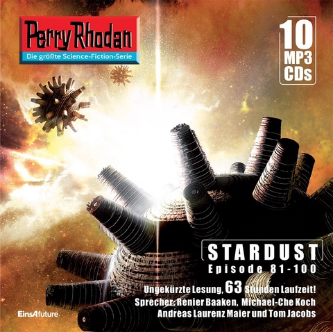 10 Perry Rhodan Sammelbox Stardust-Zyklus 81-100 - Christian Montillon, Hubert Haensel, Uwe Anton