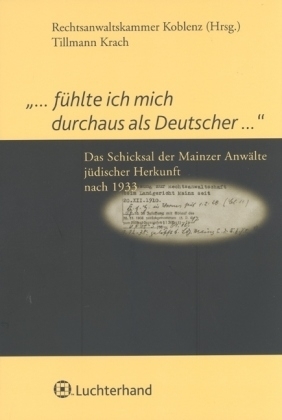 "... fühlte ich mich durchaus als Deutscher..." - Tillmann Krach