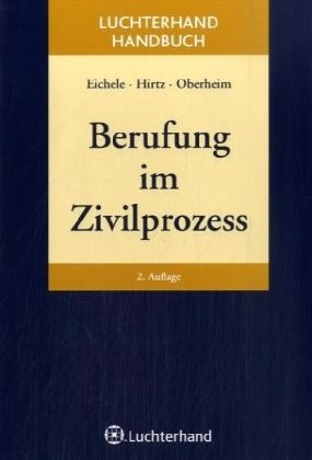 Handbuch Berufung im Zivilprozess - 