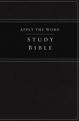 NKJV, Apply the Word Study Bible, Leathersoft, Black, Thumb Indexed