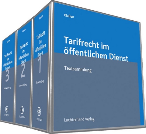 Das Tarifrecht im öffentlichen Dienst - 