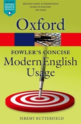 Fowler's Concise Dictionary of Modern English Usage - 