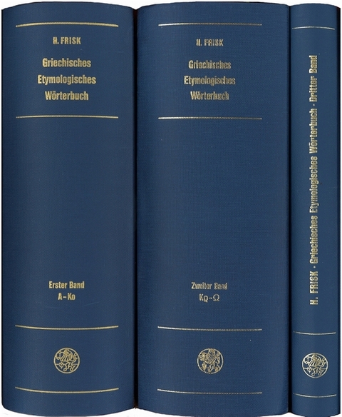 Griechisches etymologisches Wörterbuch - Hjalmar Frisk