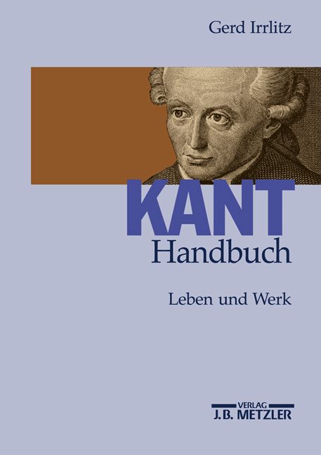 Kant-Handbuch - Gerd Irrlitz