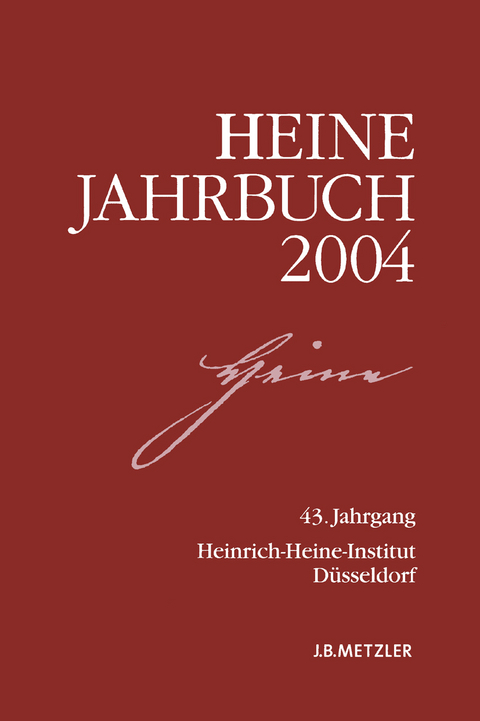 Heine-Jahrbuch 2004 - 