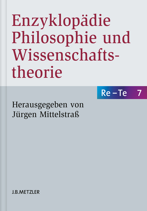 Enzyklopädie Philosophie und Wissenschaftstheorie - 