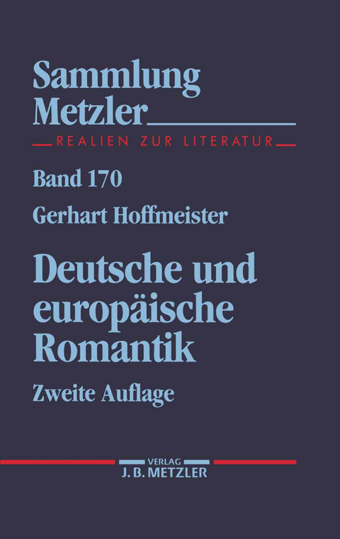 Deutsche und europäische Romantik - Gerhart Hoffmeister