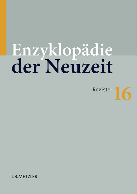 Enzyklopädie der Neuzeit - 