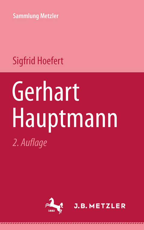 Gerhart Hauptmann - Sigfrid Hoefert