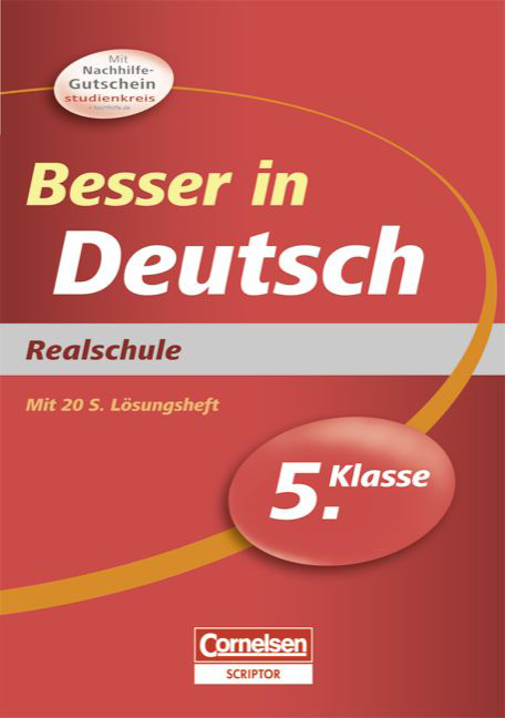 Besser in der Sekundarstufe I - Realschule / 5. Schuljahr - Übungsbuch mit separatem Lösungsheft (20 S.) - Wiebke Gerstenmaier, Sonja Grimm