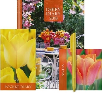 Dairy Diary Set 2016: Week-to-View A5 Kitchen & Home Diary with Pocket Diary & Notepad - 