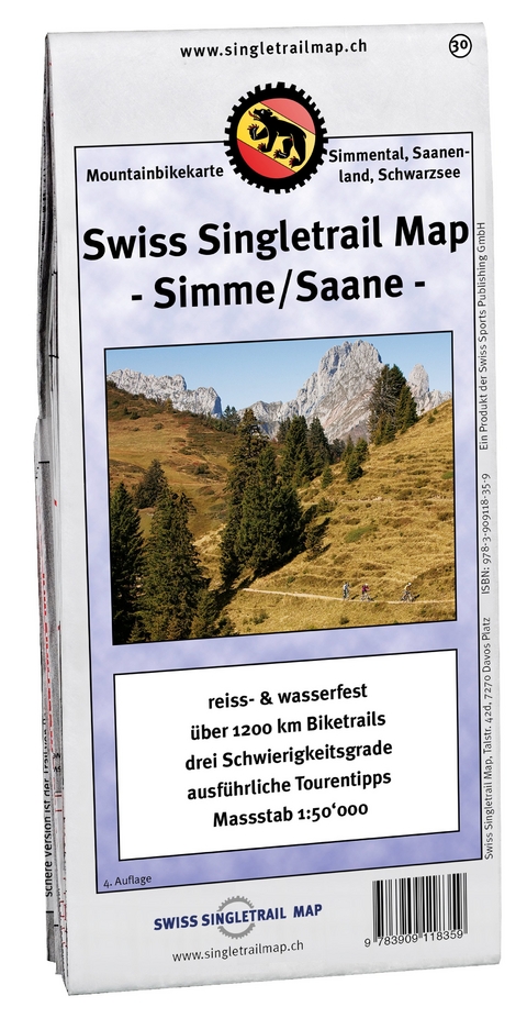 Singletrail Map 030 Simme/Saane - Thomas Giger