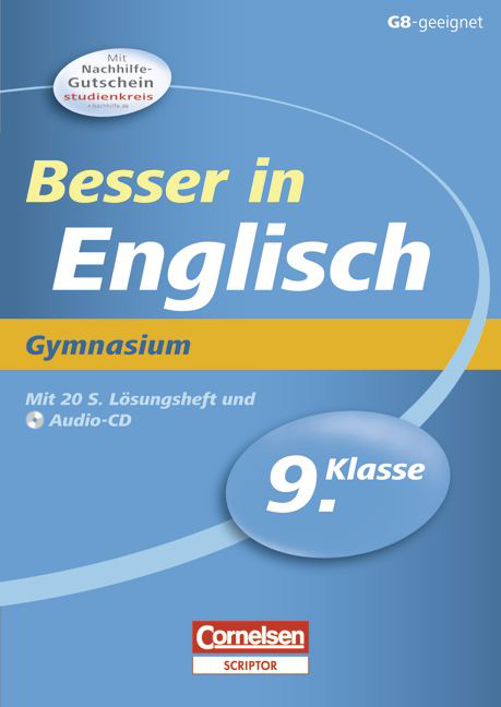 Besser in der Sekundarstufe I - Gymnasium / 9. Schuljahr - Übungsbuch mit separatem Lösungsheft (20 S.) und Hör-CD - Robert Klimmt