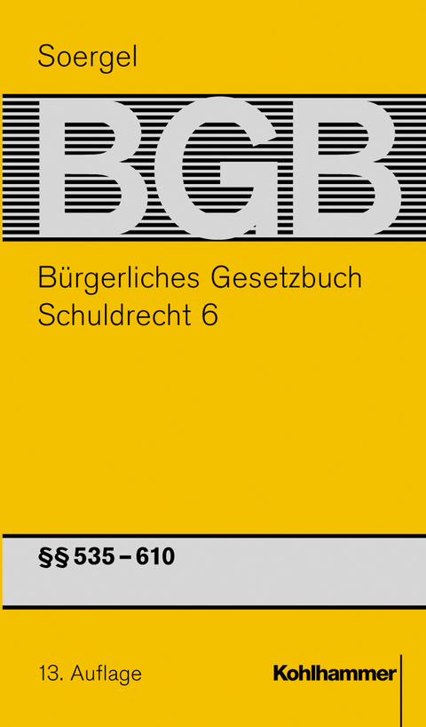 Bürgerliches Gesetzbuch mit Einführungsgesetz und Nebengesetzen (BGB) - Hans-Werner Eckert, Walther Heintzmann, Michael Matthiessen
