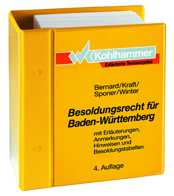 Besoldungsrecht für Baden-Württemberg - Hans Bernard, Karl Kraft, Wolfdieter Sponer, Helmuth Winter