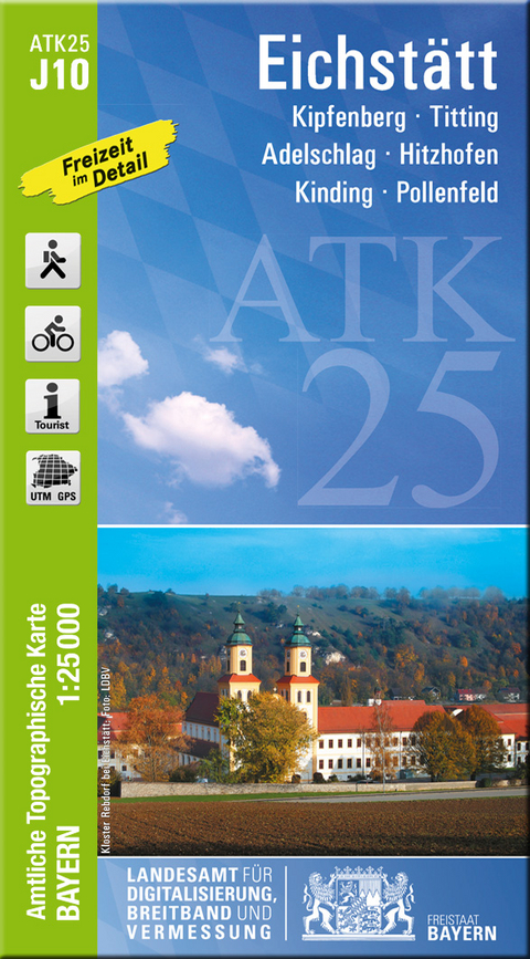 ATK25-J10 Eichstätt (Amtliche Topographische Karte 1:25000)