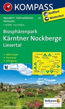 KOMPASS Wanderkarte Biosphärenpark Kärntner Nockberge - Liesertal - 