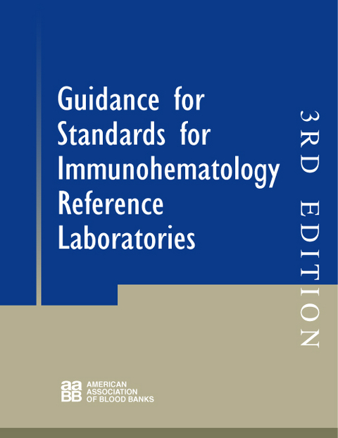 Guidance for Standards for Immunohematology Reference Laboratories