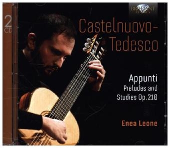 Appunti, Preludes and Studies op.210, 2 Audio-CDs - Mario Castelnuovo-Tedesco