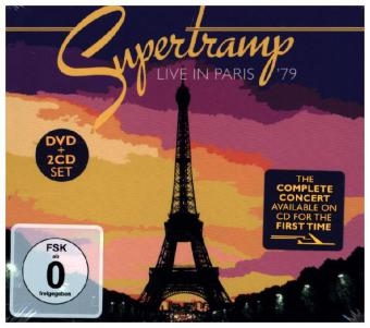 Live In Paris '79, 1 DVD + 2 Audio-CDs -  Supertramp