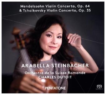 Violinkonzerte von Felix Mendelssohn Bartholdy und Peter I. Tchaikovsky mit Arabella Steinbacher, 1 Audio-CD - Felix Mendelssohn Bartholdy, Peter I. Tschaikowski