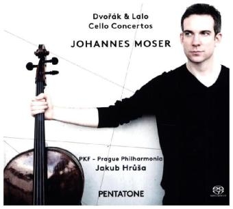 Cellokonzerte von Antonín Dvoák und Edouard Lalo mit Johannes Moser, 1 Audio-CD - Anton Dvoák
