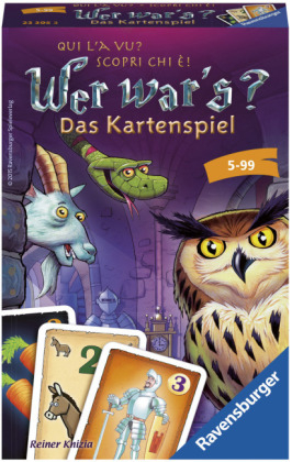 Wer war's? (Kartenspiel), Das Kartenspiel - 